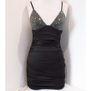 FOR LOVE & LEMONS MIRAGE MIRROR MINI DRESS SIZE S